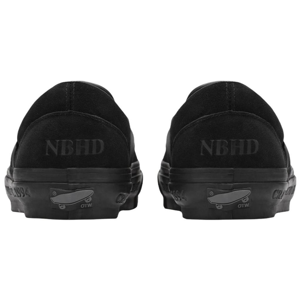 Neighborhood X Vans Slip-On 98 OTW Классические Удобные Универсальные Прочные Низкие Кеды для Скейтбординга Мужские кроссовки Черные VN000EDGBLA