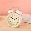 New Metal Light Luxury Simple Nordic Alarm Clock Student with Wake Up Ringtone Bedside Clock Desk Fashion Ornament