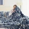 2025 Tuscan Blanket Imitation Rabbit Blanket Bubble Velvet Blanket Double-sided Thick Office Nap Blanket Sofa Cover Blanket