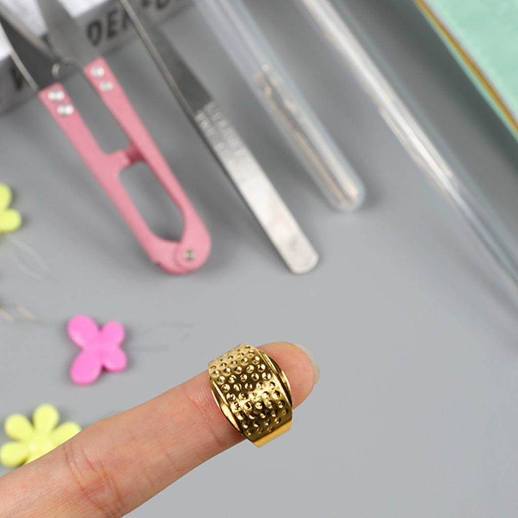 Beading Needle Kits for Jewellery Making Big Eye Beading Needle Needle Threaders Metal Thimble and Storage Tube/Bag