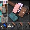 Luxury Wallet Zipper Leather Case For Samsung S23 S22 S21 Ultra S20 FE S10 S9 S8Plus A13 A23 A33 A53 A12 A22 A32 A52 /Redmi Note 11 10 Poco X4 M4 Pro
