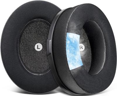 SOULWIT Охлаждающие гелевые амбушюры для Audeze Запасные амбушюры для HyperX Cloud Прочные амбушюры из ледяного шелка с охлаждающим эффектом Черные