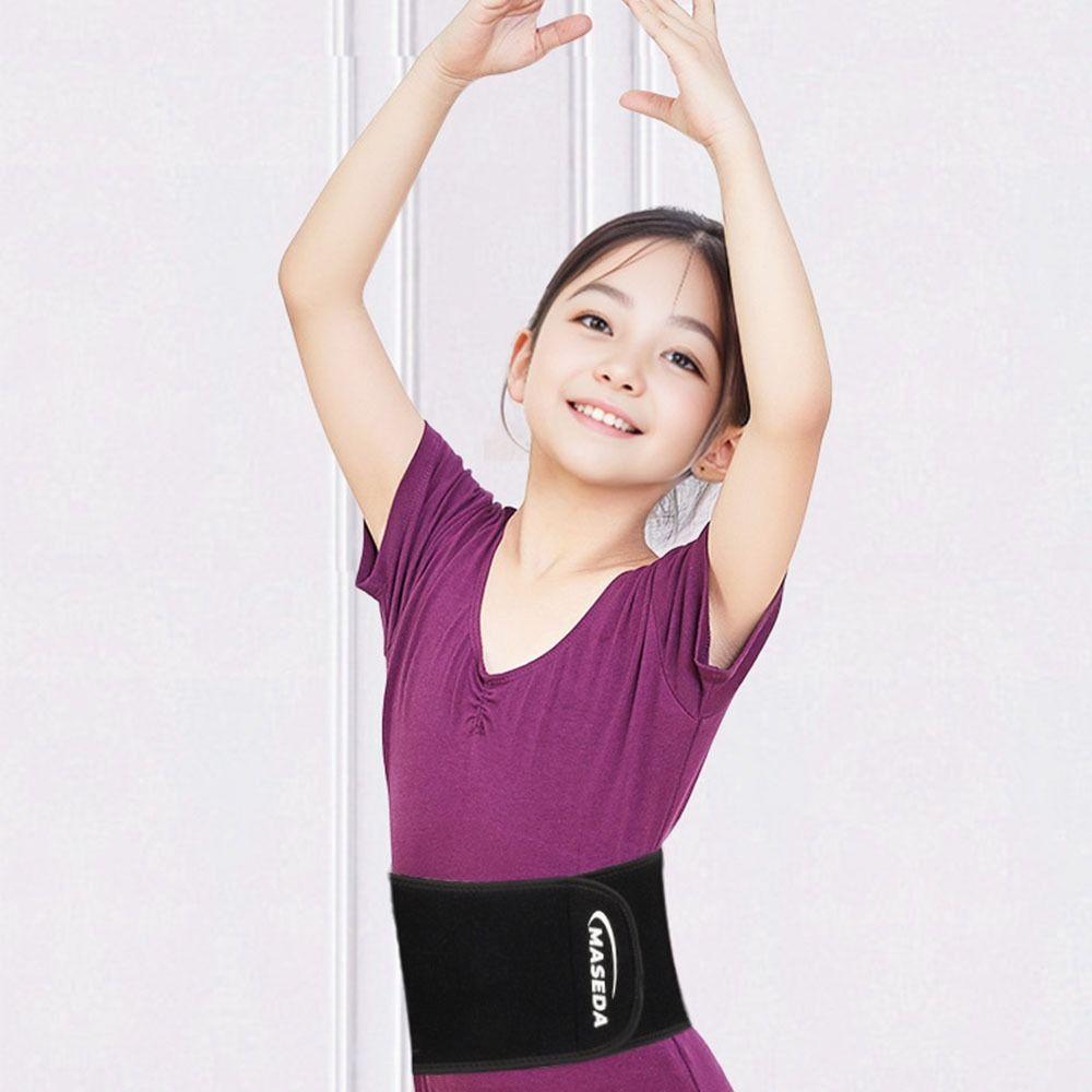 Breathable Kids Waist Trainer Belt Brace Protection Dance Waist Protector Children