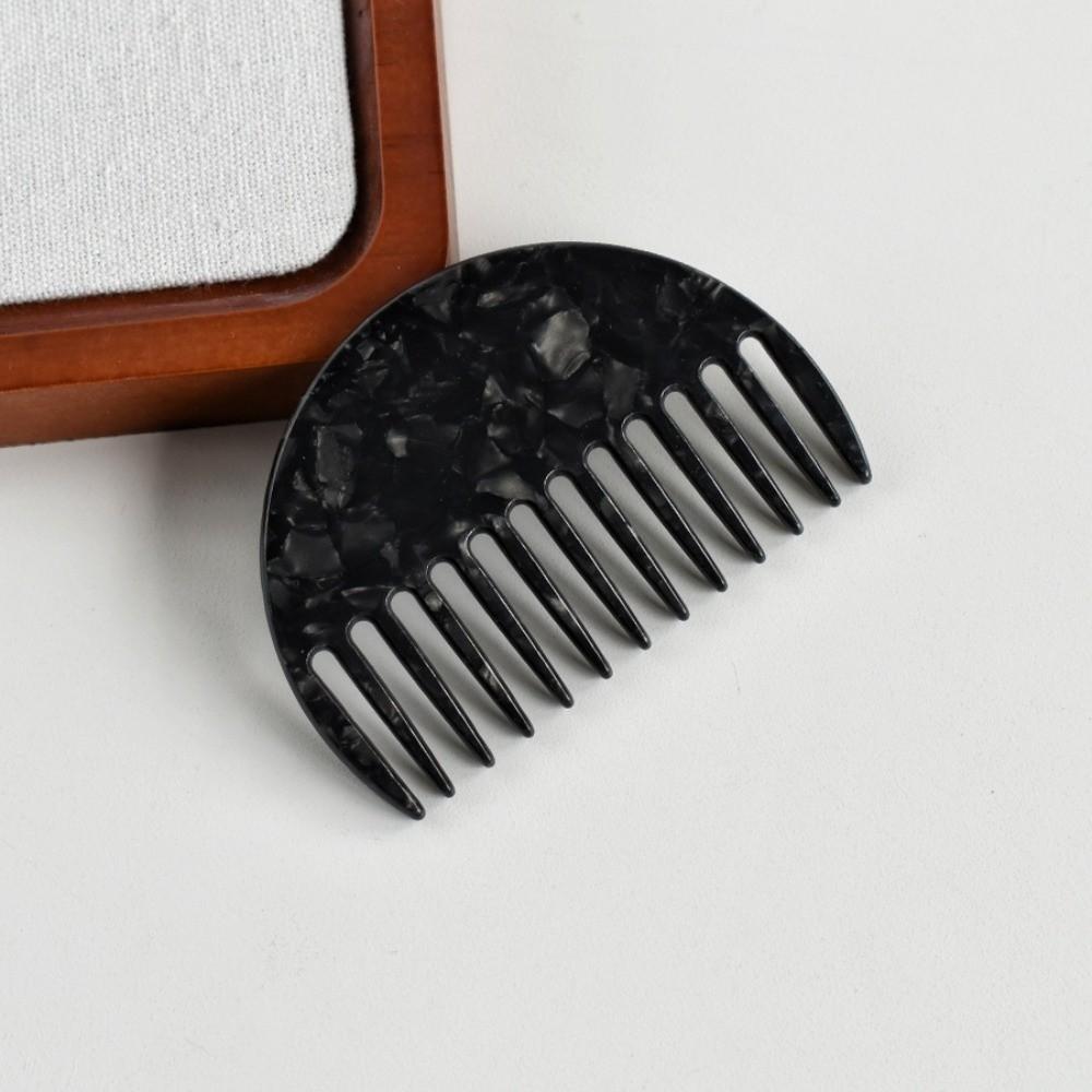 Acetate Hair Styling Combs Half-Round Grooming Comb Salon Hair Styling Tool