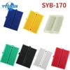 Mini Breadboard Solderless SYB-170 Prototype Test Board 170 Tie-points PCB Boards White Black Red Yellow Blue Green Transparent