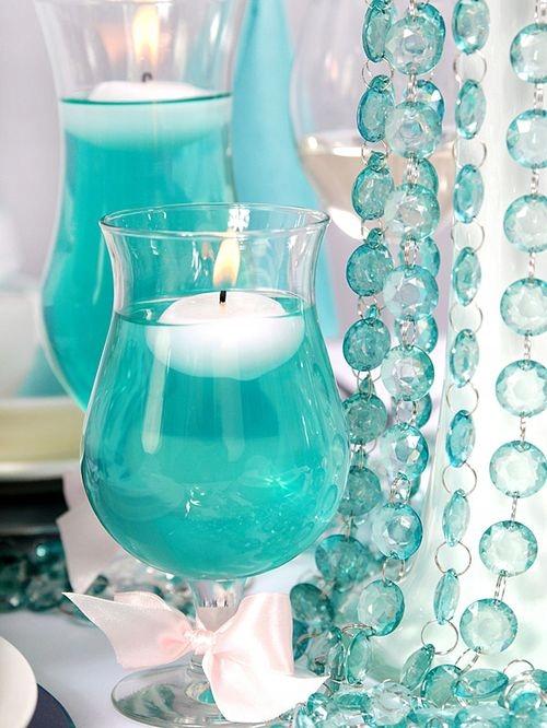 Floating Disc Candle Matte 40mm, Ecru, 1 Piece