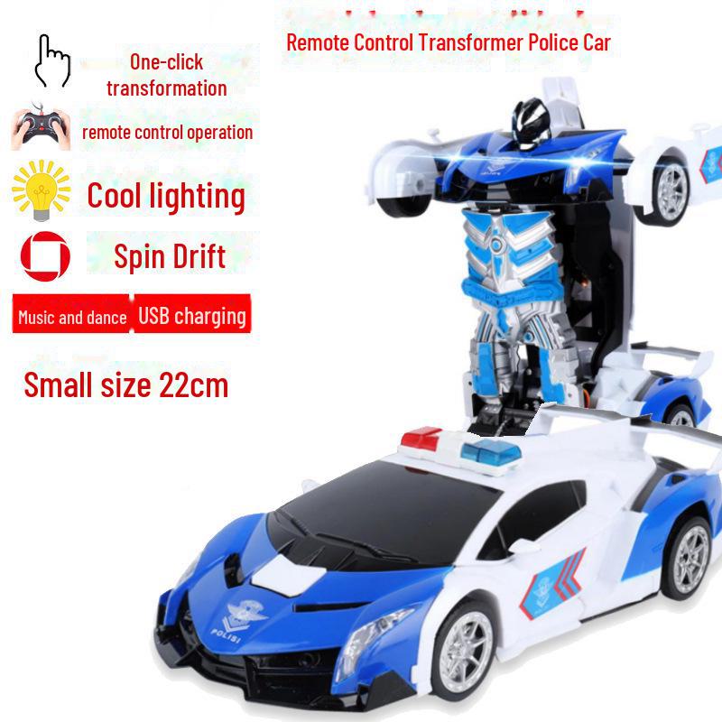 Детский игрушечный робот-трансформер на дистанционном управлении