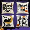 Новое праздничное украшение Семейная вечеринка Наволочка для диванной подушки Тыква Привидение Наволочка для подушки Хэллоуинские украшения