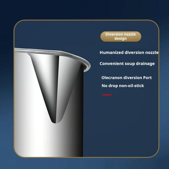 Сковорода-фритюрница темпура с корзиной-ситом из нержавеющей стали для жарки куриных каш и супов