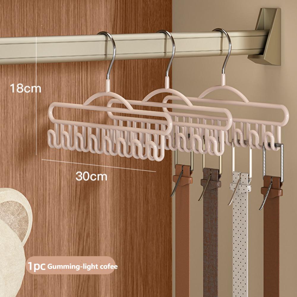 8 Hooks Underwear Storage Hangers Non Slip Space Saving Tie Hats Organizer Rack Metal Wardrobe Clothing Storage Bra Hanger Home