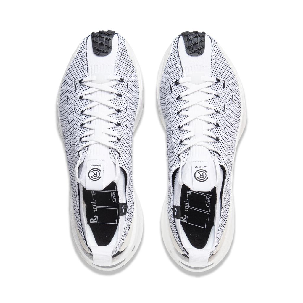 Li Ning Feidian CRC удобные универсальные амортизирующие износостойкие низкие кроссовки унисекс кроссовки белые черные AZGU001-2