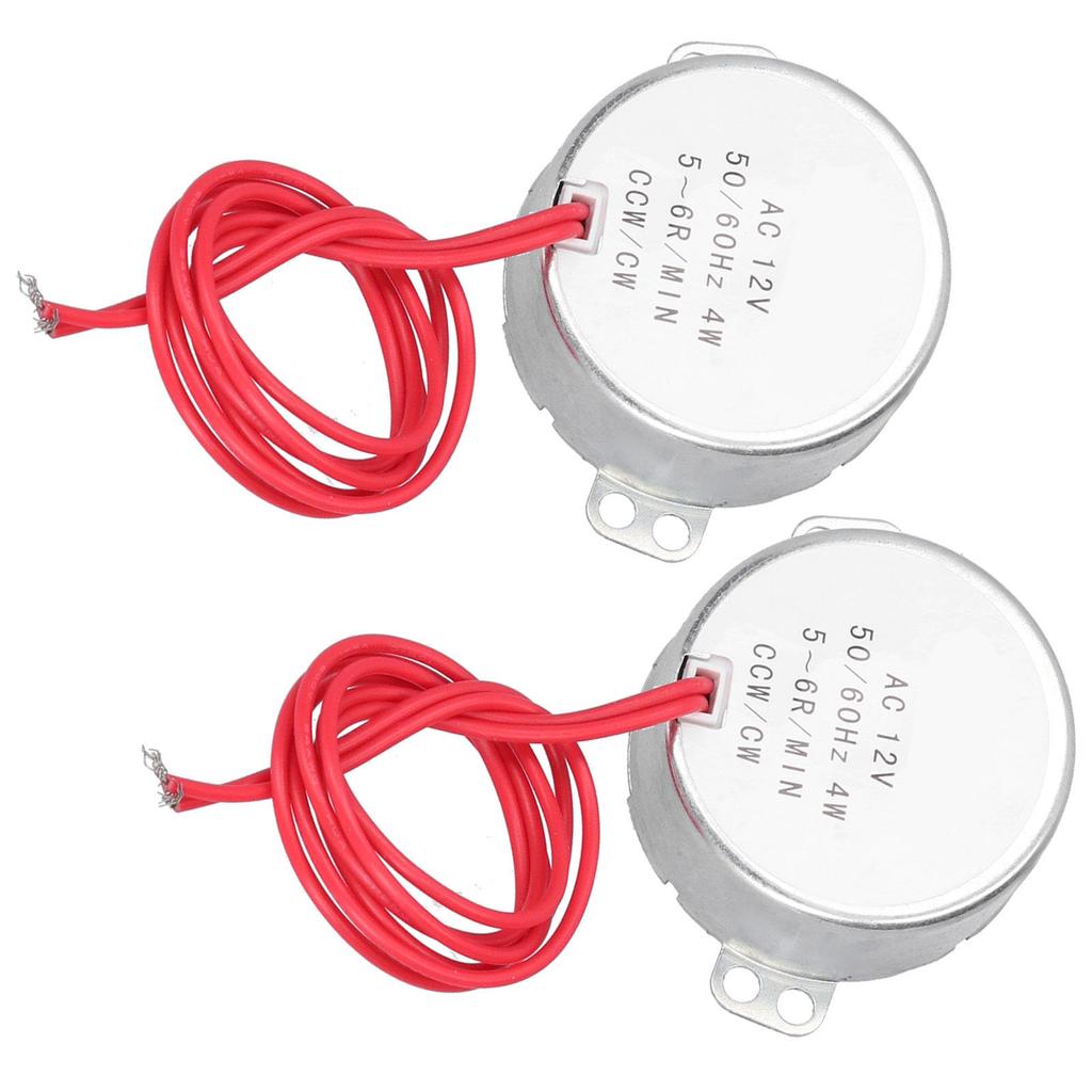 2 шт. Синхронный двигатель переменного тока CCWCW Микроаксессуары для станков AC12V 56 об/мин 4 Вт