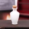 1:12 Dollhouse Miniature Glass Vase Flower Storage Jar Wine Bottle Wishing Bottle W/Corked Home Decor Toy Doll House Accessories