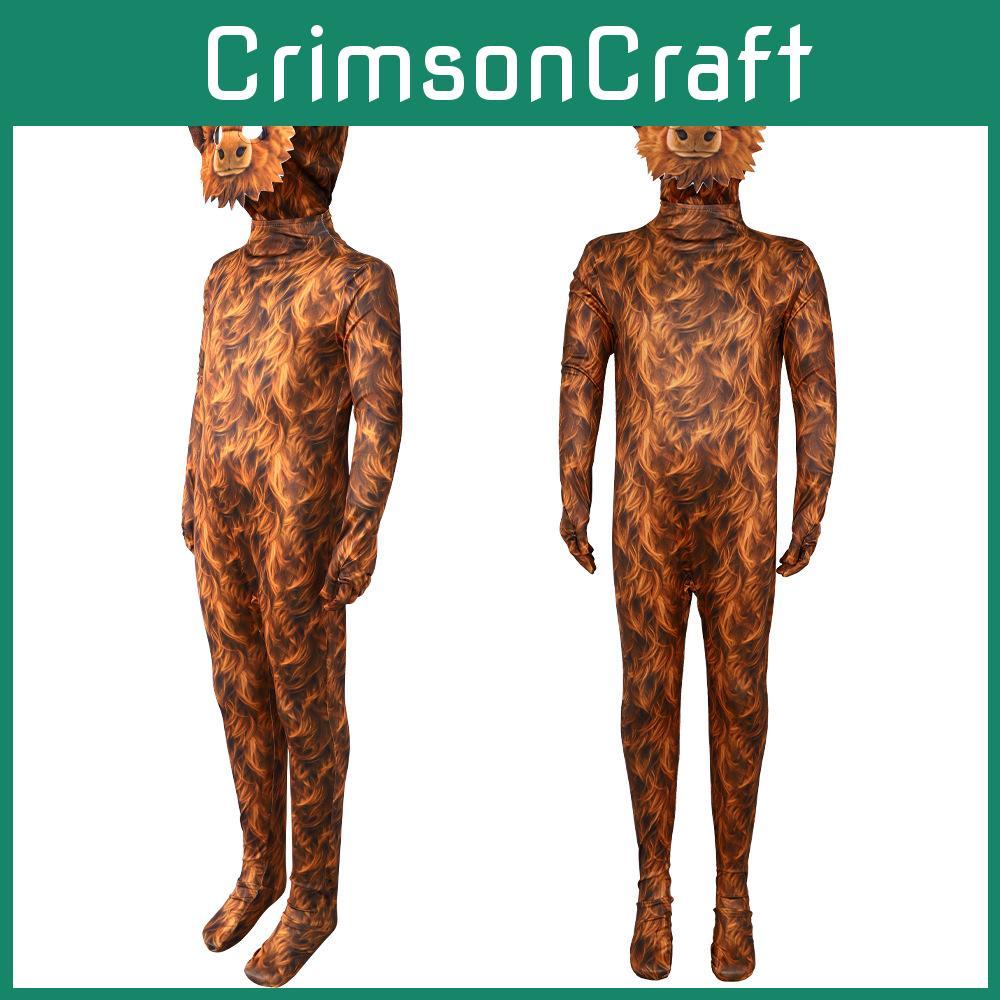 Scottish New Zealand Cow Cosplay Bodysuit Stage Performance Outfit Halloween