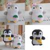 Cute Penguin Plush Toy Bag Charm With Detachable Hook For Travel And Gifts