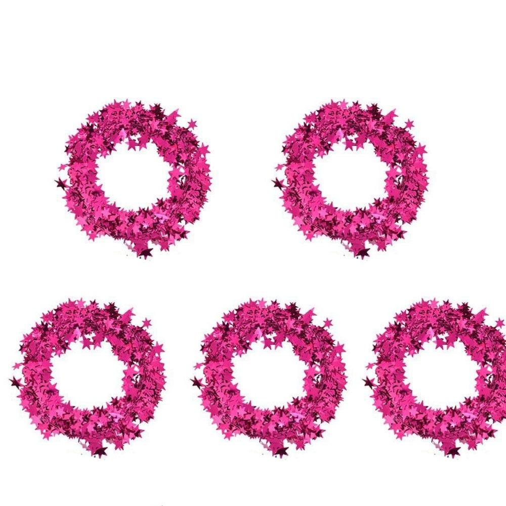 Праздничные принадлежности Праздничная атмосфера Рождественская гирлянда Блестящая звезда Подвеска Настенная дверь Декор Подвесные украшения для рождественской елки своими руками Главная