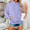 Women's Long Sleeve Oversized  Oversized Drop Shoulder Sleeves Women's Hooded Plush Sweatshirt