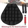 3D мотоциклетное воздушное сиденье с функцией сброса давления, удобная подушка, нескользящая, удобная надувная подушка для седла, черное мото-сиденье 37,5X36X4 см