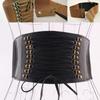 Горячий Новый Дизайнерский Женский Ремень с Пряжкой, Корсет, Эластичный Узкий Пояс на Талию, Пояс для Похудения с Высокой Талией