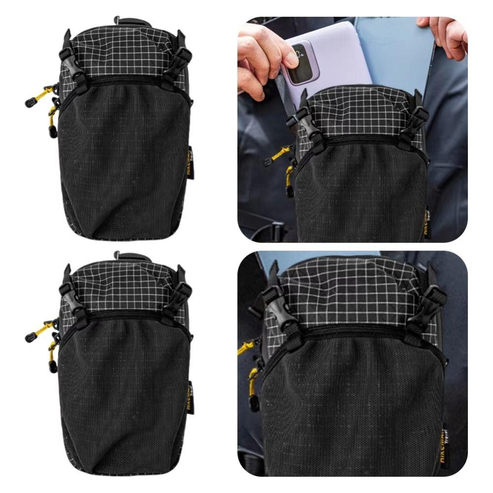 Backpack Expansion Water Bottle Holder Bag Quick-Adjust Strap Phone Waist Pack Phone Accessories