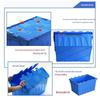 Industrial Nestable Plastic Storage Box with Lid