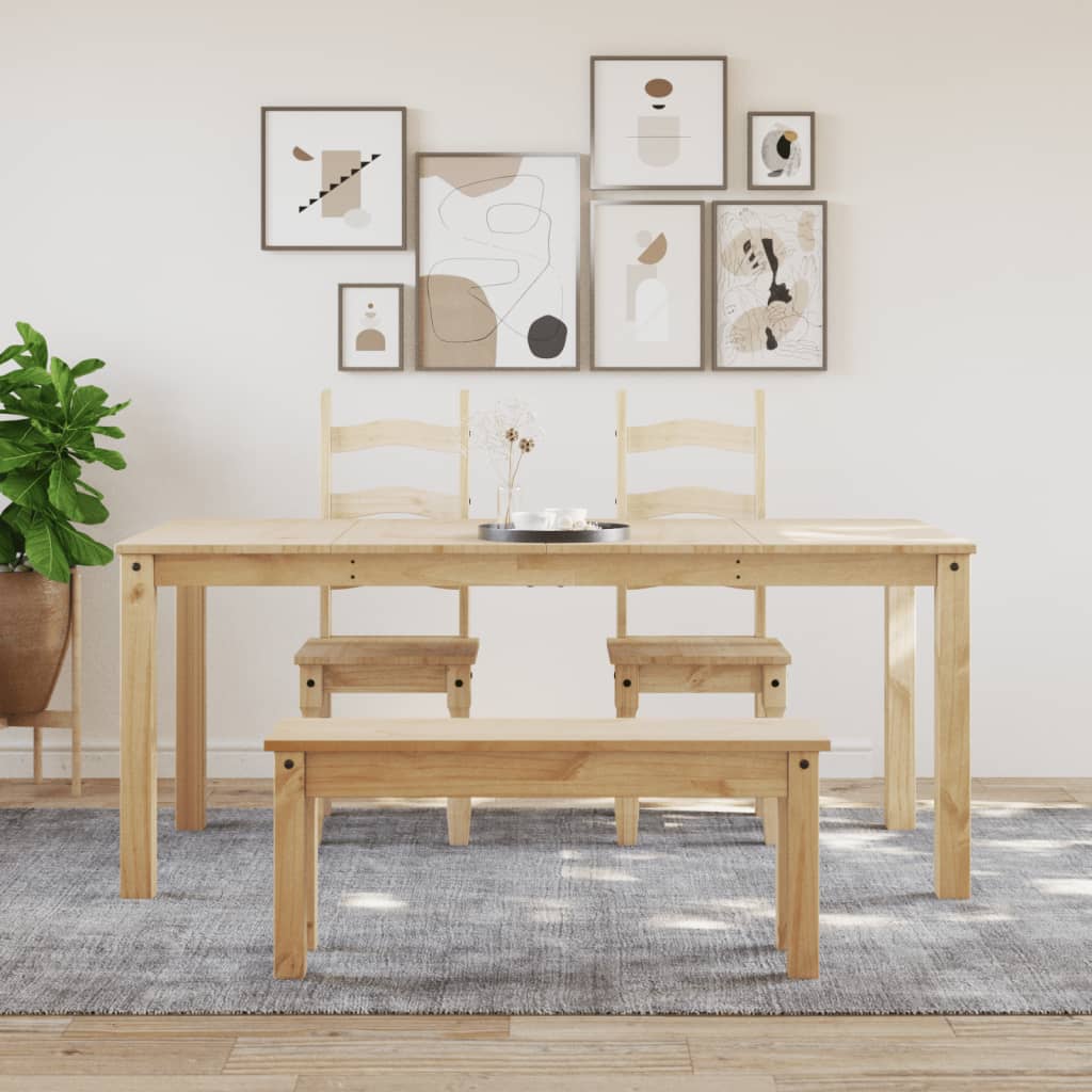 Dining Table PANAMA 180x90x75 cm Solid Pine Wood