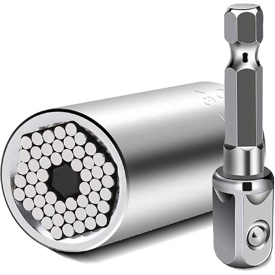 Универсальный динамометрический ключ 7-19 мм, торцевая головка, многофункциональная головка, портативный набор ручных инструментов, набор гаечных втулок, ремонтный комплект