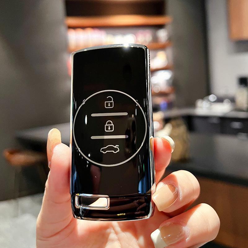 Чехол для ключа Chery Xingtu TX Tiggo 7 для 21 модели — высококачественный чехол с пряжкой для автомобилей Zhuifeng Lingyun Lanyue LX, 3X и 5X.