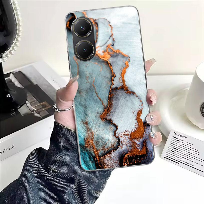 Модный Геометрический Мраморный Мягкий Чехол Для Телефона Для Xiaomi Redmi 15C 15 13C 13 Poco X5 X6 X7 F7 Ultra M7 12C 12 10 10C 9C 9A 9T 9 Funda