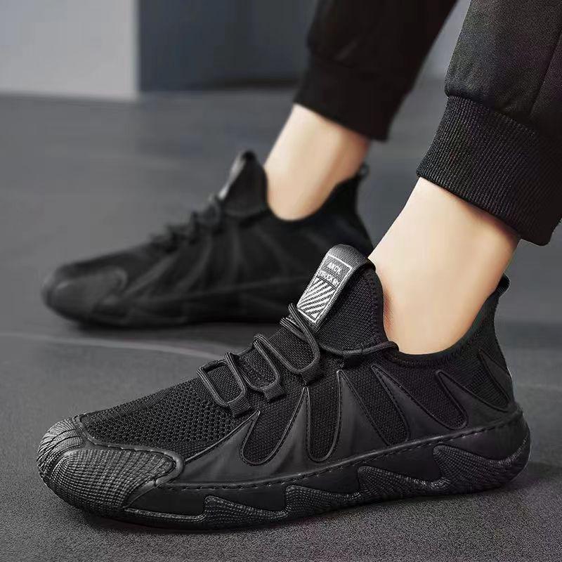 Летние легкие мужские кроссовки Flyknit 2025 - Дышащие, Универсальные, Повседневные сетчатые туфли