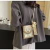 Straw Bag Female Crossbody Bag Small Fresh Lace Woven Bag