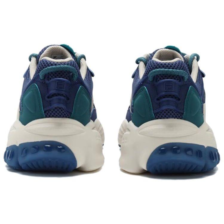 Fila Волшебная палочка X Лестница MS Ткань Синтетическая кожа Низкий верх Папины кроссовки Мужские кроссовки Океанско-синий F12M322111FCF