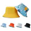 Cotton Kids Bucket Hat Youths Hats Summer Beach Festival Fisher Outdoor Sun Beach Cap Adults Unisex