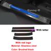 For Mitsubishi AIRTREK   2024+ Door Sill Scuff Plate Cover Trim Threshold Pedal Strip Stainless Steel Accessories