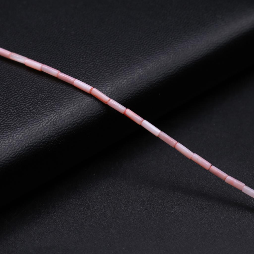 Натуральные пресноводные бусины в виде ракушек, окрашенные длинные трубчатые изолирующие бусины для изготовления ювелирных изделий, ожерелье, браслет, серьги, аксессуар