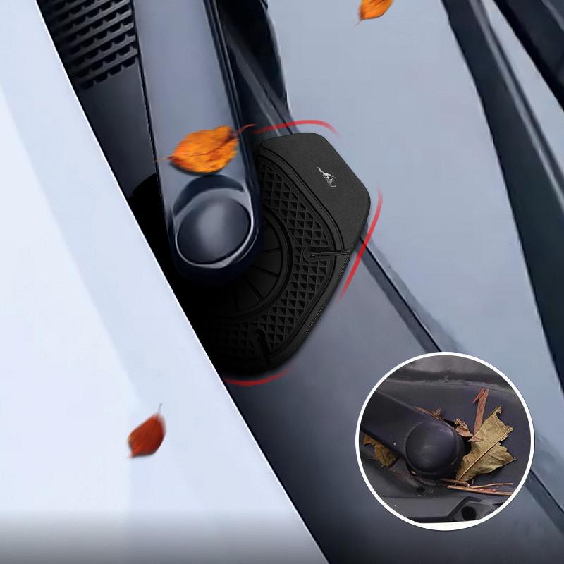 Car Windshield Wiper Protective Cover Dust Wiper Emblem Car Styling For Ford Fiesta Ranger Focus Kuga Mustang S-MAX Transit Mondeo Esco