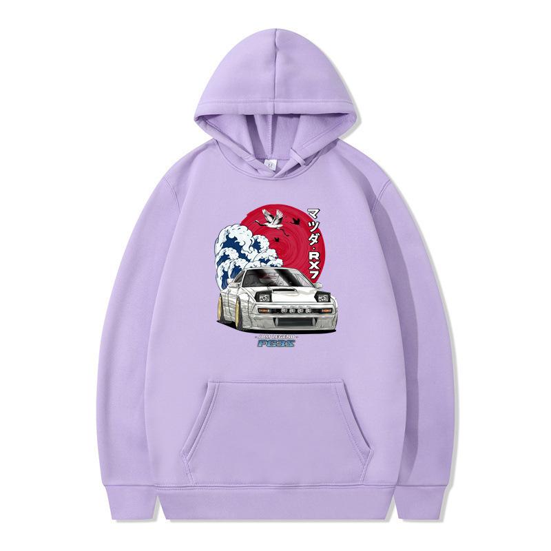 Независимая станция Осень и Зима Новый автомобиль Свободный топ Модный повседневный худи Мужская и женская одежда