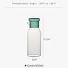 Минималистичная стеклянная бутылка для воды с крышкой для домашнего использования, термостойкая, кухонные принадлежности для напитков, лимонная, для холодной воды, кувшин, подарок