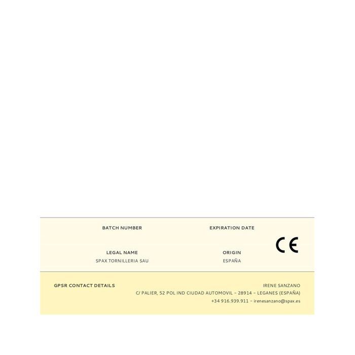 Саморез - SPAX - Потайная головка - Сталь - Диаметр 5 мм - Длина 30 мм - Упаковка 50 шт.