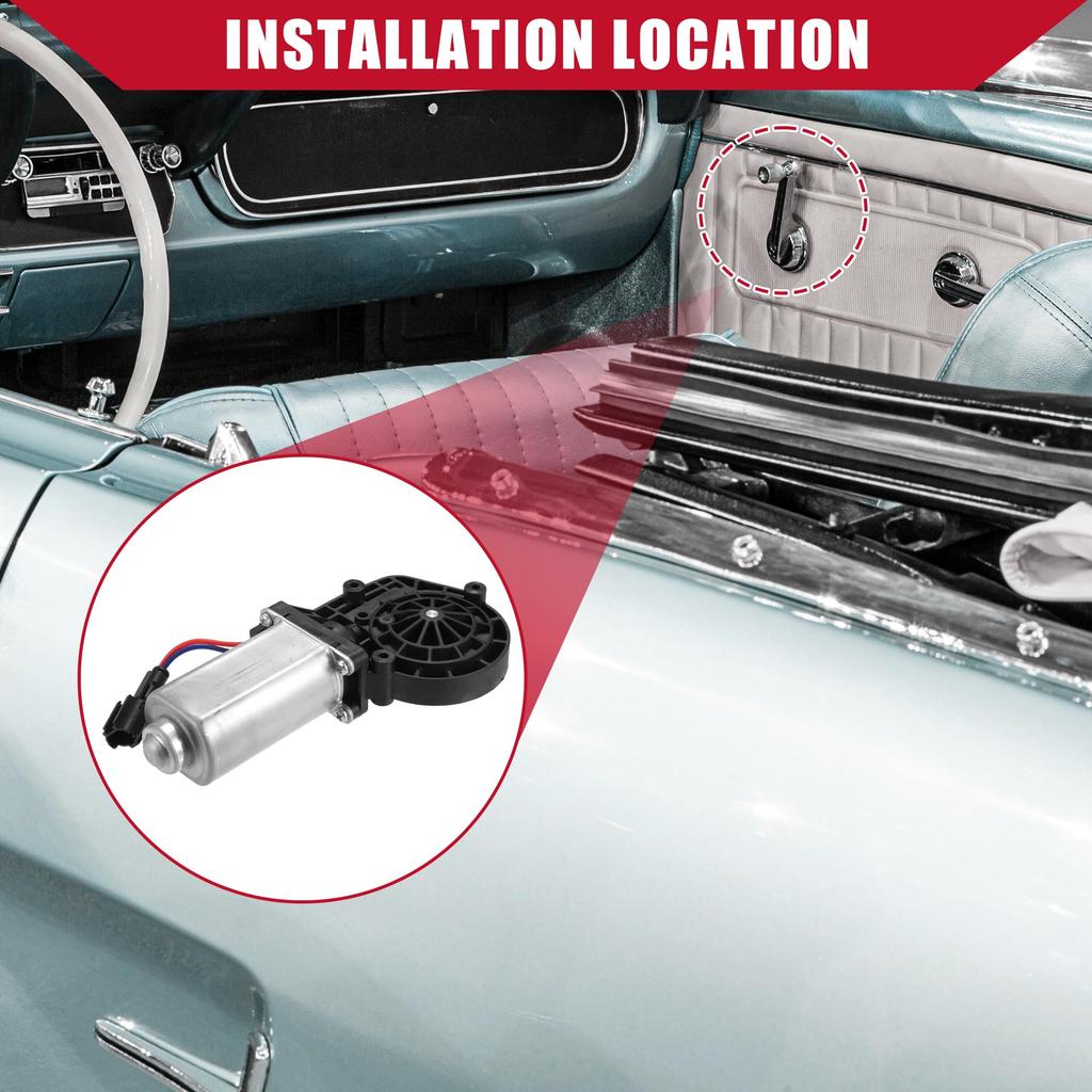 Hihaha F6TZ 1523209-AA Power Window Lift Motor for Ford, Mercury, Lincoln, and Mazda / 1 Set
