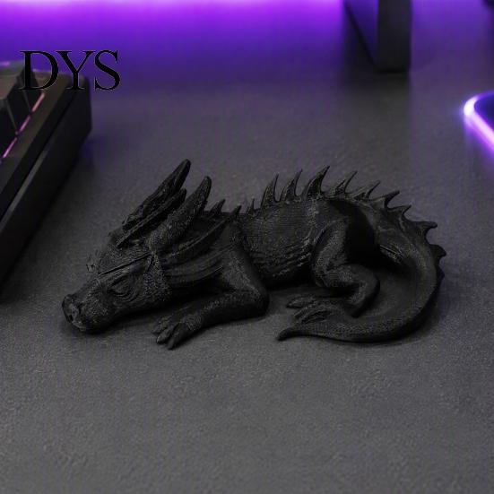 Уникальные подарки на день рождения для мужчин и женщин, 3D-печатная фигурка детеныша дракона, милая спящая статуэтка, креативные спящие модели, фэнтезийная фигурка-украшение для дома и офиса