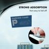 Car Windshield Parking ID Transparent Protective Card Holder Auto Cards Holders Tickets Suction Cup Clip Fastener IC Clips
