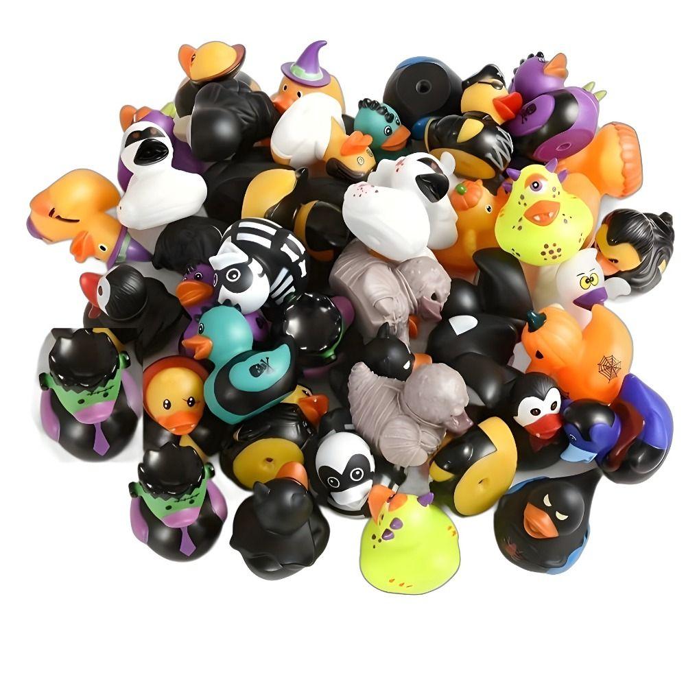 Мультяшные персонажи Серия Хэллоуин Утка Утенок Круг для плавания Резиновые уточки Игрушки Подарок для детей