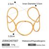 Hollow Open Cuff Bracelet Titanium Steel Gold Plated Minimalist Jewelry Womens Fashion Accessory