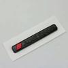 For Audi RS3 For AUDI S3 2010-2020 Car Front Grille Replace Emblem ABS Glossy Black Rear Badge Modified Sticker 4Ring Logo Sline Decoration
