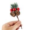 Red Christmas Berry Xmas tree Decor Home Floral Decor Christmas Ornament Artificial Flowers