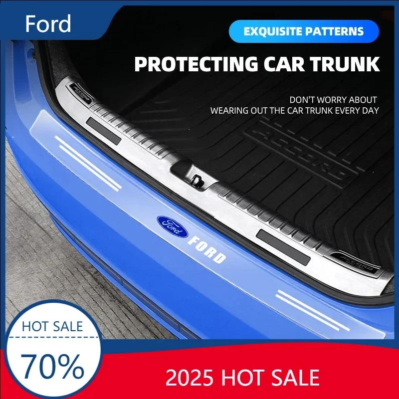 Горячее 2025 Горячее Для Ford Новый Автомобиль Прозрачная Задняя Защитная Накладка на Багажник для Ford Focus 3 2015-2018 Kuga 2016-2019 Escape C-MAX