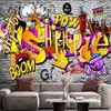 Граффити Абстрактная Фреска 3d Граффити Постер Фотообои Настенная Роспись Для Гостиной Спальни Домашний Декор