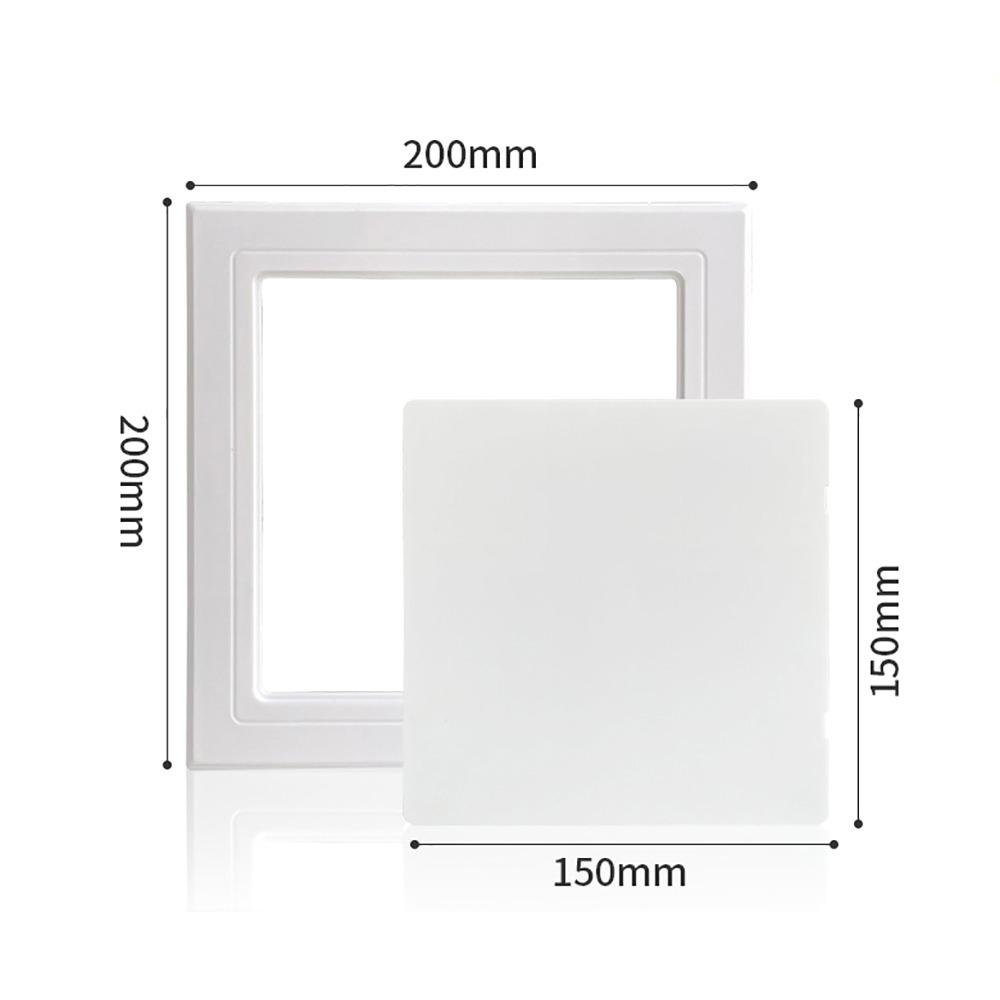 Inspection Port Self-adhesive Access Panel Door White Plastic Inspection Hole Removable Hinged Access Hatch Doors Wall Ceiling