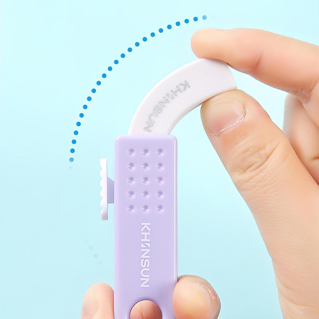 1 шт., цветной ластик Macaron, движущаяся структура, TPR материал, чистящие корректирующие инструменты без пыли, офисная школа